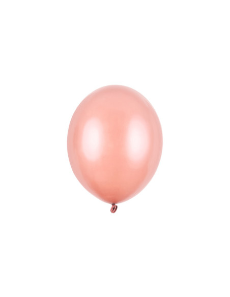 Balony Strong 27cm, Metallic Rose Gold (1 op. / 100 szt.)