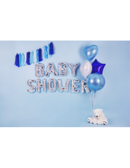 Balon foliowy Litera ''R'', 35cm, srebrny