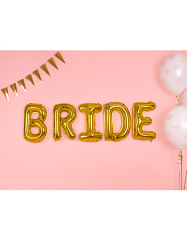 Balon foliowy Litera ''R'', 35cm, złoty