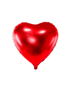 Balon foliowy Serce, 45cm, czerwony