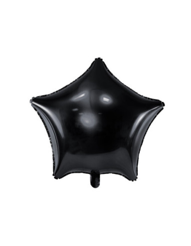 Balon foliowy Gwiazdka, 48cm, czarny