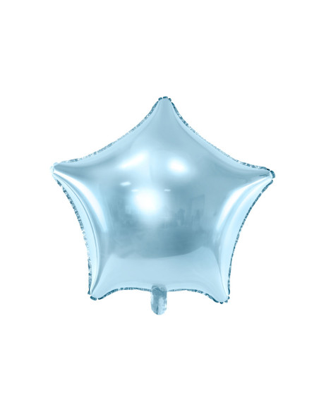 Balon foliowy Gwiazdka, 48cm, błękitny