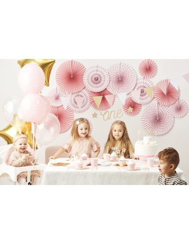 Dekoracje do muffinek 1st Birthday, złoty (1 op. / 6 szt.)