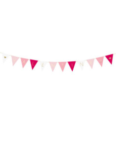 Girlanda Valentines - Flagietki, mix, 2,1 m