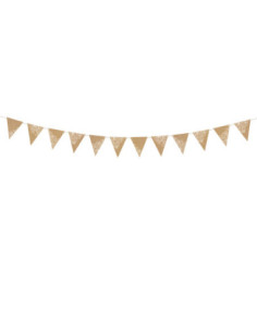 Girlanda Flagietki, kraft, 2,1 m