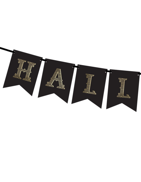 Baner Halloween, czarny, 20x175cm