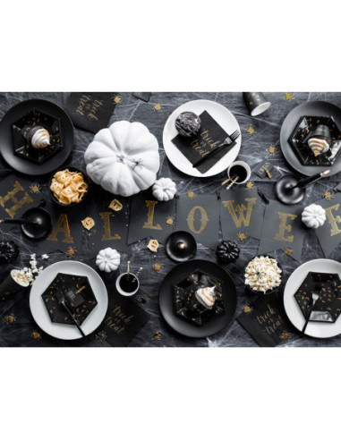 Baner Halloween, czarny, 20x175cm