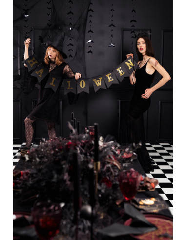 Baner Halloween, czarny, 20x175cm