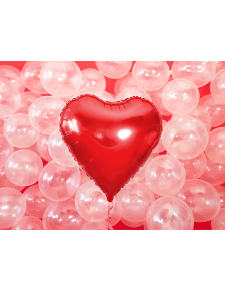 Balon foliowy Serce, 61cm, czerwony