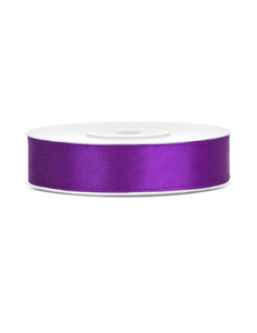 Tasiemka satynowa, purpura, 12mm/25m (1 szt. / 25 mb.)