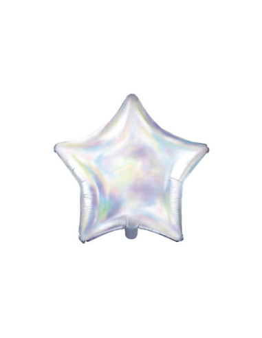 Opalizujący balon foliowy Gwiazdka, 48cm
