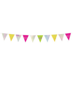 Girlanda Electric Holo - Flagietki, mix,  1,8m
