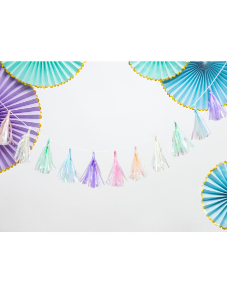 Girlanda frędzle, mix, 1,2m