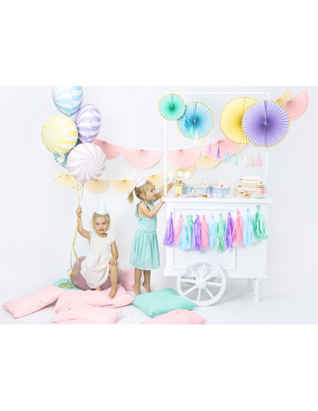 Girlanda frędzle, mix, 1,2m