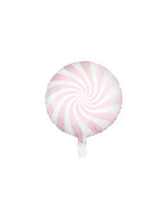 Balon foliowy Cukierek, 35cm, jasny różowy
