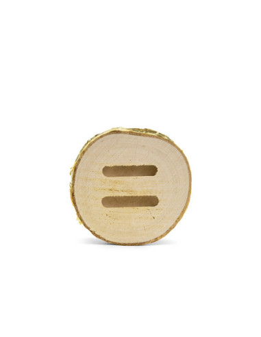 Drewniana podstawka na obrączki, 6cm