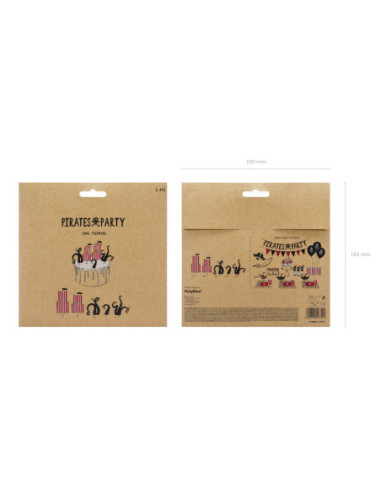 Toppery Piraci, mix, 13,5-21cm (1 op. / 5 szt.)