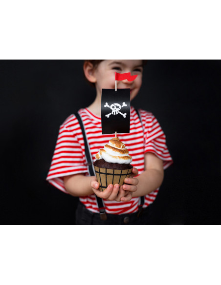 Zestaw do muffinek Piraci (1 op. / 6 szt.)