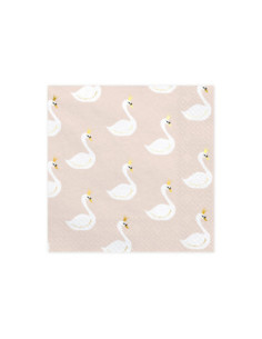 Serwetki Lovely Swan, 33x33cm (1 op. / 20 szt.)