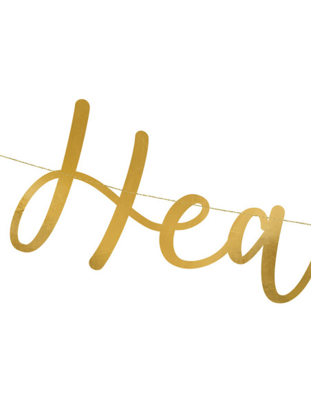Baner Heaven Sent, złoty, 14,5x85cm