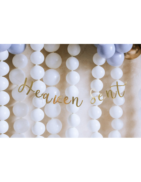 Baner Heaven Sent, złoty, 14,5x85cm