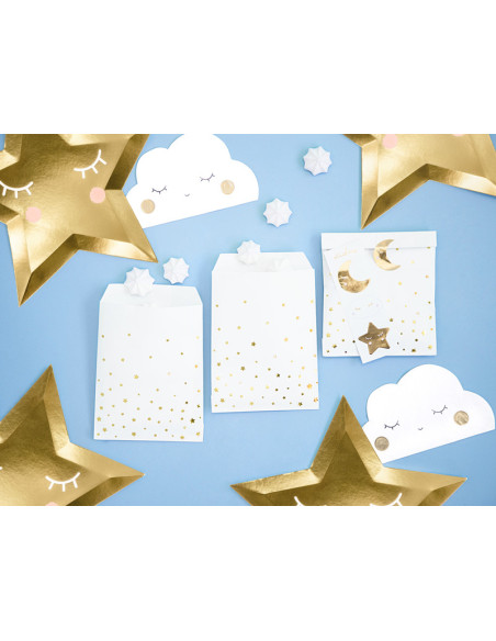 Torebki na słodycze Little Star, 13x14cm (1 op. / 6 szt.)