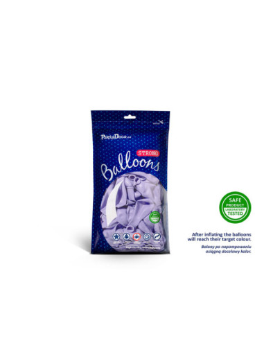 Balony Strong 12cm, Pastel Light Lilac (1 op. / 100 szt.)