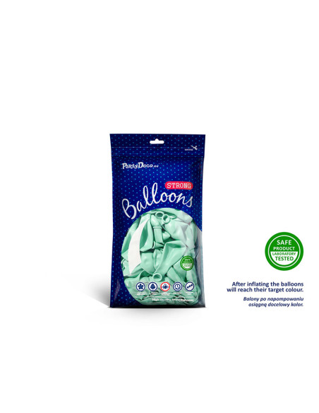 Balony Strong 12cm, Pastel Light Mint (1 op. / 100 szt.)