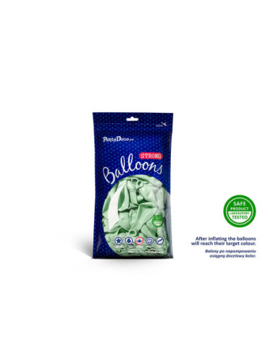 Balony Strong 12cm, Pastel Pistachio (1 op. / 100 szt.)