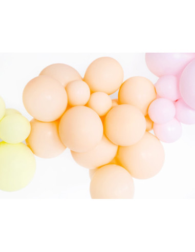 Balony 30cm, Pastel Peach Cream (1 op. / 100 szt.)