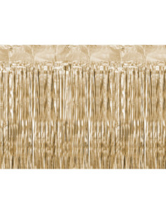 Kurtyna Party, złoty, 90x250cm