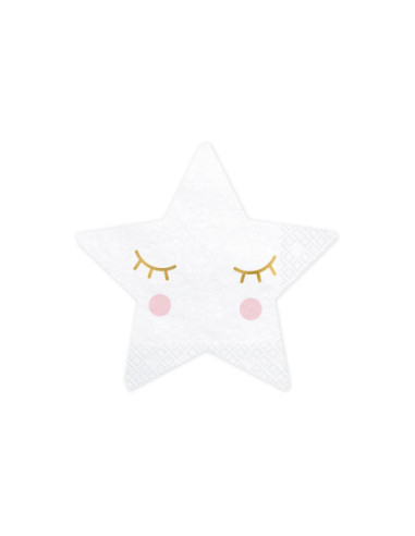 Serwetki Little Star - Gwiazda, 16x16cm (1 op. / 20 szt.)