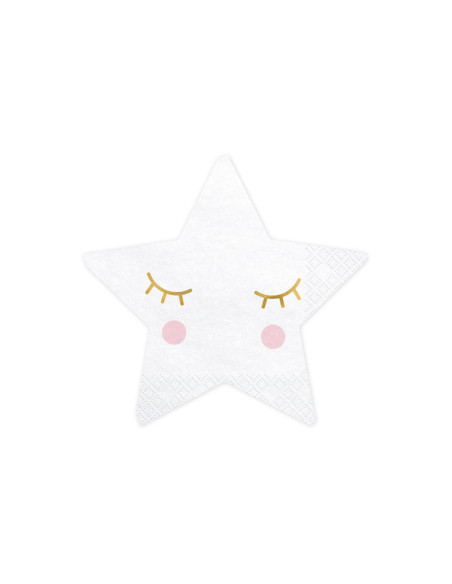 Serwetki Little Star - Gwiazda, 16x16cm (1 op. / 20 szt.)