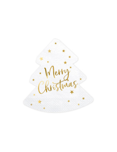 Serwetki Choinka - Merry Christmas, 16x16,5cm (1 op. / 20 szt.)