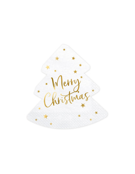 Serwetki Choinka - Merry Christmas, 16x16,5cm (1 op. / 20 szt.)