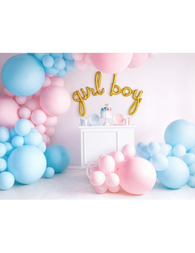 Balon okrągły 1m, Pastel Light Blue