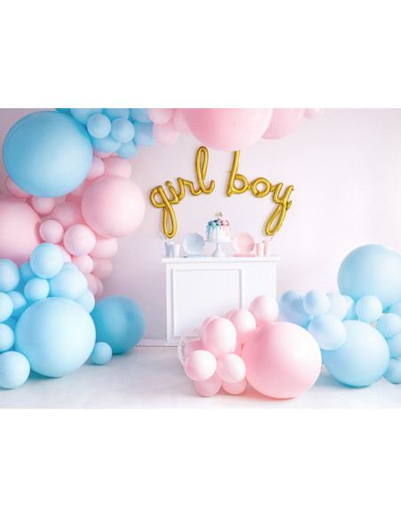 Balon okrągły 1m, Pastel Pale Pink