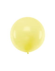 Balon okrągły 1m, Pastel Light Yellow