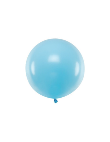 Balon okrągły 60cm, Pastel Light Blue