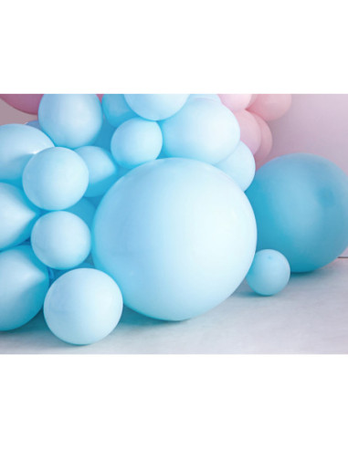 Balon okrągły 60cm, Pastel Light Blue