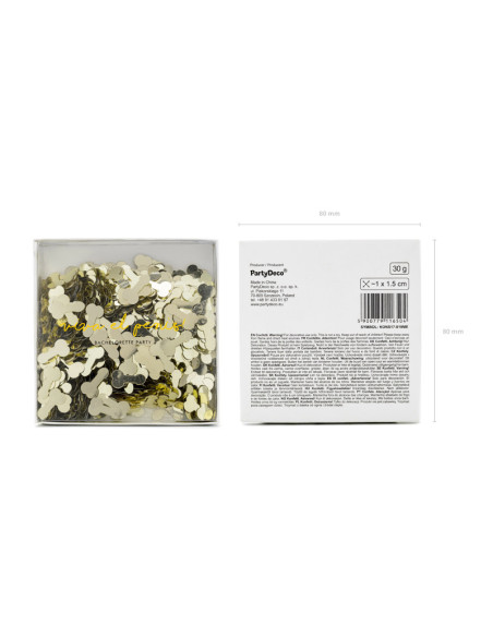 Konfetti Penisy, złoty, 30g