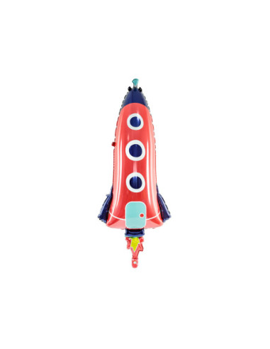 Balon foliowy Rakieta, 44x115cm, mix