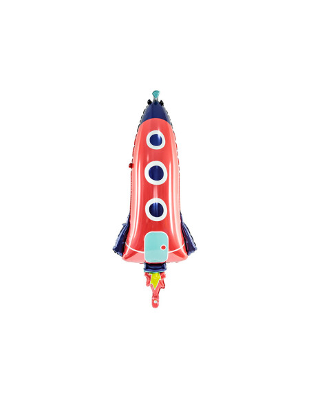 Balon foliowy Rakieta, 44x115cm, mix