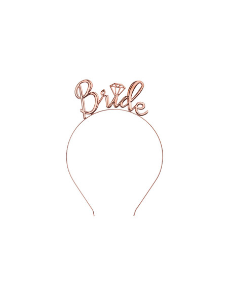 Opaska Bride, różowe złoto