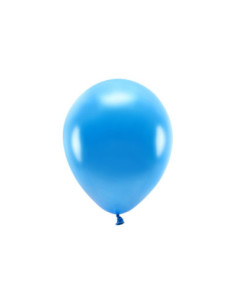 Balony Eco 26cm metalizowane, niebieski (1 op. / 100 szt.)