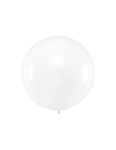 Balon okrągły 1m, Pastel Clear