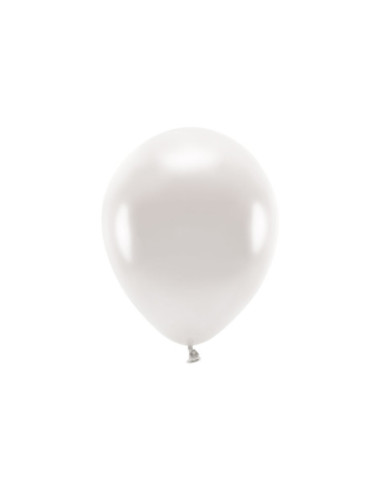 Balony Eco 26cm metalizowane, perłowy (1 op. / 100 szt.)
