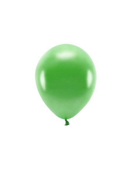 Balony Eco 26cm metalizowane, zielona trawa (1 op. / 100 szt.)