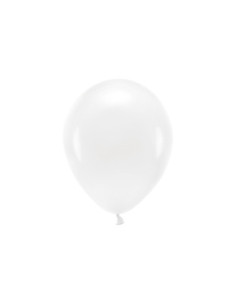 Balony Eco 26cm pastelowe, biały (1 op. / 100 szt.)