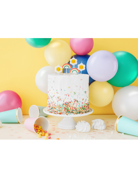 Balony Eco 26cm pastelowe, biały (1 op. / 100 szt.)